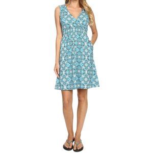 Adventura Org. Cotton Smock V-Neck Wrap Tank Dress